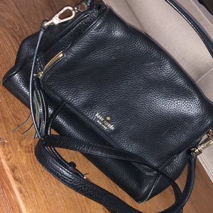 Black Kate Spade Purse Crossbody Midsize